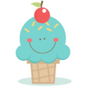 ice cream cone graphic